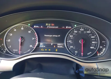 2016 Audi A7 3.0T Premium Plus z USA, uszkodzony, nr VIN WAU2GAFC5GN036708